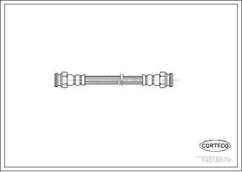 Fren Hortumu Arka Sağ veya Sol CORTECO 19018679  19018679 7701349338 7704001931 7704001932