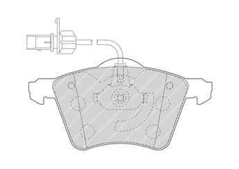 Fren Disk Balata Ön MAGNETI MARELLI 323700024200  7D0698151A