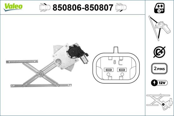Cam Krikosu Ön Sol VALEO 850806
