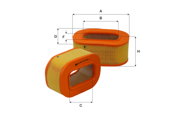 Hava Filtresi  Mercedes 124 Sedan (BM 124)(11.1984->)  FIL FILTRE HPU4364