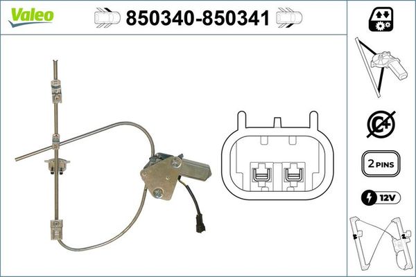 Cam Krikosu Ön Sol VALEO 850340