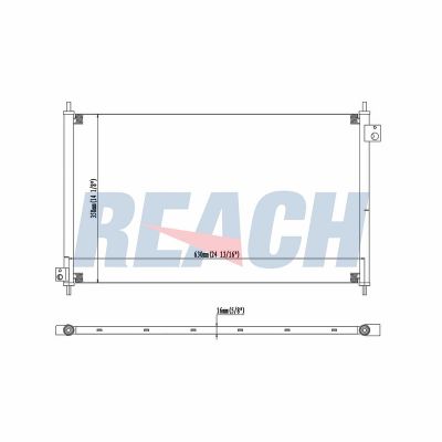 Klima Radyatörü  Honda Accord Coupe (CG2/4)(06.1998->)  BSG 35-525-011