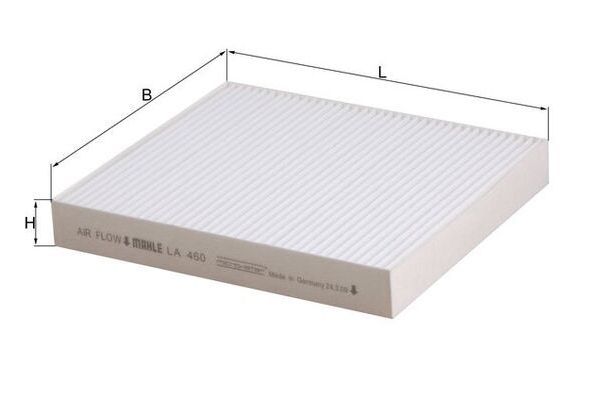 Polen Filtresi  Chrysler Grand Voyager (RT)(2008->)  MAHLE LA 460