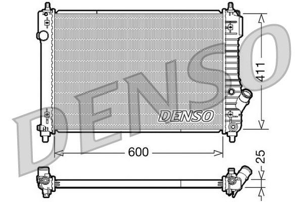 Su Radyatörü  DENSO DRM15004