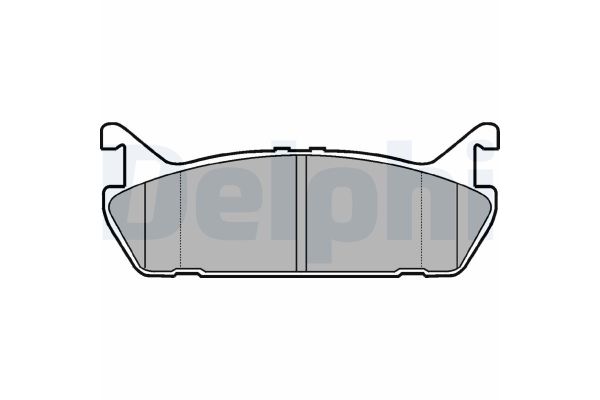 Fren Disk Balata Arka Daihatsu Applause (A101)(1989->2000)  DELPHI LP931