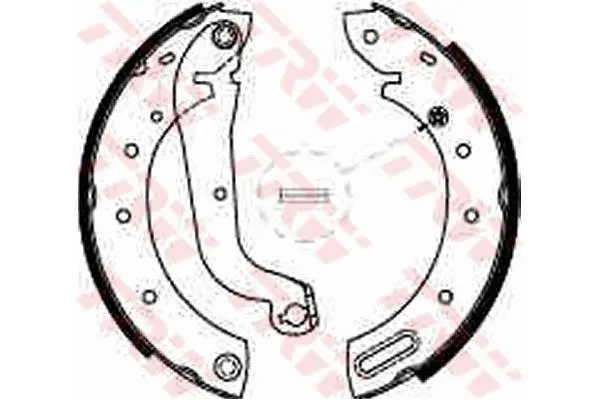 Fren Pabuçlu Balata Arka Nissan Terrano II (R20)(02.1993->)  TRW GS8625