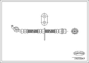 Fren Hortumu Ön Sağ CORTECO 19033067  9094702848