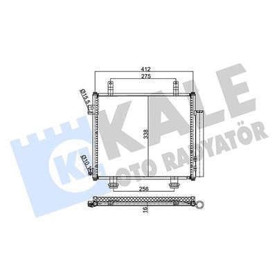Klima Radyatörü  KALE 354040