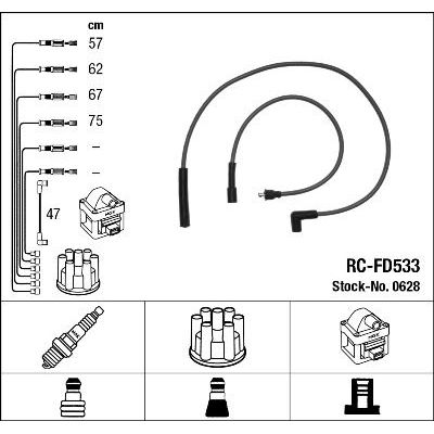 Buji Kablosu  NGK 0628