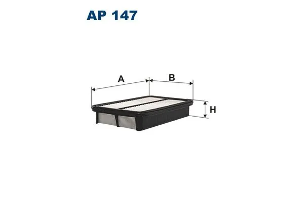 Hava Filtresi  Toyota Carina II (T17)(1988->)  FILTRON AP 147