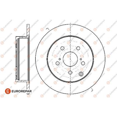 Fren Disk Ayna Arka Sağ ve Sol Toyota Verso (AUR2/ZGR2)(2009->)  EUROREPAR 1667870780