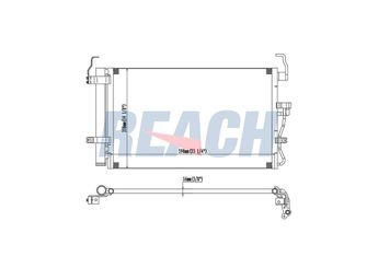 Klima Radyatörü  VEKA 43-2110  976062D000 97606-2D000 976062D500 97606-2D500
