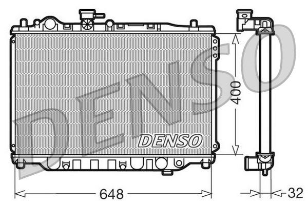 Su Radyatörü  DENSO DRM44007