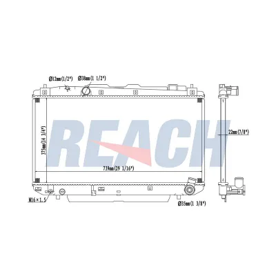 Su Radyatörü  Toyota RAV4 (A2)(2000->)  MAHER 10648
