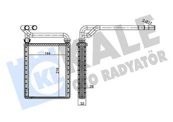 Kalorifer Radyatörü  ORİS KTO049022  8710702100 8710702130