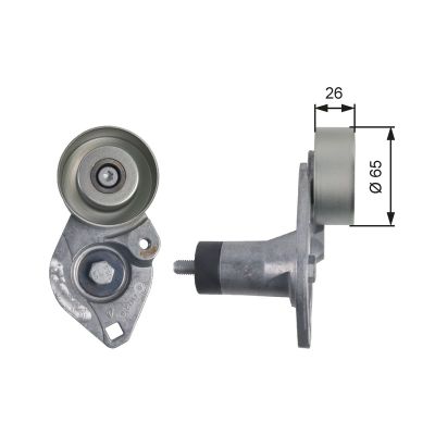 Vantilatör Kayış Gergi Rulmanı  Renault Espace /Grand Espace (JE0)(12.1996->)  GATES T39152