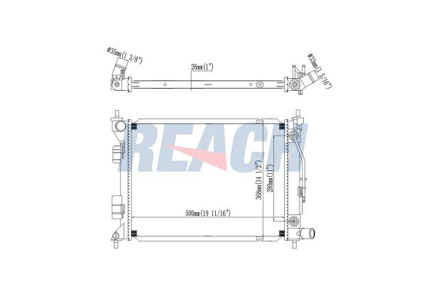 Su Radyatörü  RADISEN RR 675073