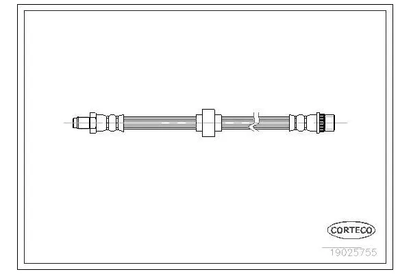 Fren Hortumu Ön Sağ veya Sol Renault Laguna II (BG0)(03.2001->)  BSG 75-730-033