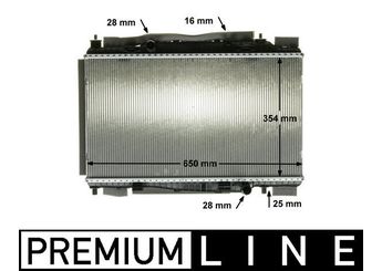 Su Radyatörü  MAHLE CR 88 000P  1245000503 124 500 05 03 1245002403 124 500 24 03 A1245000503 A1245002403 1794481 C1BY8005AA