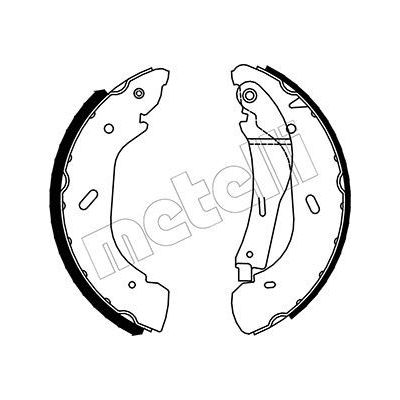 Fren Pabuçlu Balata Arka Ford Transit P.Van Kısa Şasi (FY)(2000->)  FORD ORJINAL YC152200A2D