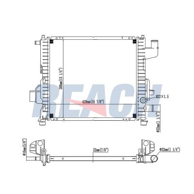 Su Radyatörü  Renault Twingo (C06)(05.1993->)  ORİS BBM904040