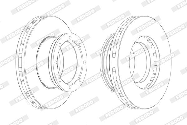 Fren Disk Ayna Arka Sağ ve Sol FERODO FCR190A