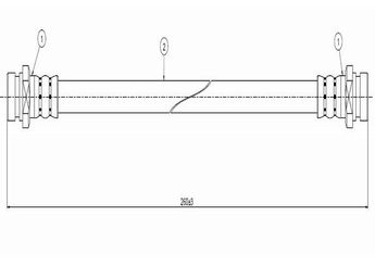Fren Hortumu Arka Sağ veya Sol CAVO C800 425A  5873733000 58737-33000
