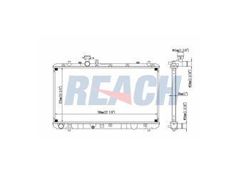 Su Radyatörü  VEKA 16-3281B  71742136 71742122 1770079J00 1770080JC0
