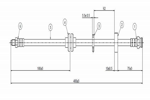 Fren Hortumu Ön Sağ veya Sol CAVO C800 477A