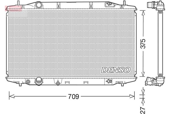 Su Radyatörü  DENSO DRM40041