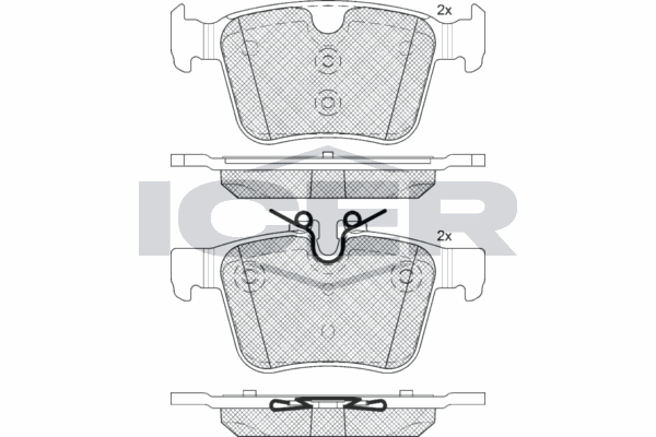 Fren Disk Balata Arka Volvo S90 Sedan (03.2016->)  ASPART 3BPA1153