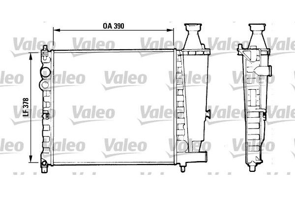 Su Radyatörü  Peugeot 309 (02.1986->)  PSA ORJINAL 1300N1