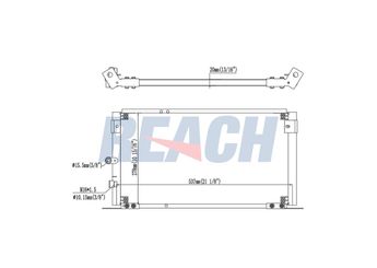 Klima Radyatörü  MGA 82552  8846035280 88460-35280 8846035340 8846035360