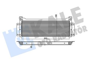 Motor Yağ Soğutucu  KALE 257500  NK269129Y NK269258Y