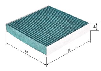 Polen Filtresi  BOSCH 0 986 628 531  71775823 51854923 A22002300