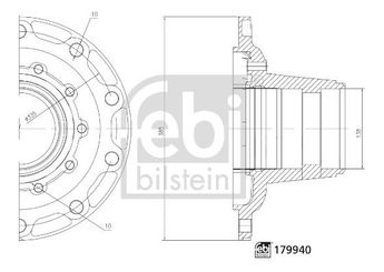Porya Arka Sağ veya Sol FEBI BILSTEIN 1002969  3307305600 3307305601 3307305602 3 307 3056 00 3 307 3056 01 3 307 3056 02 3307305603 3 307 3056 03