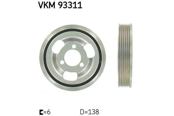 Krank Kasnak  Peugeot 3008 (05.2009->)  SKF VKM 93311