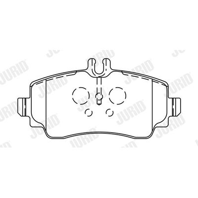 Fren Disk Balata Ön JURID 571944J