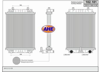 Su Radyatörü  RADISEN RR 60351  8K0121212B 8K0121212 8K0121212A