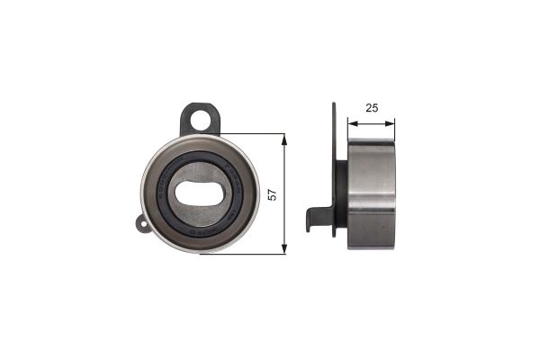 Triger Gergi Rulmanı  Toyota Corolla (E11)(1997->)  GATES T41072