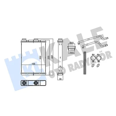 Kalorifer Radyatörü  Nissan Qashqai (J11E)(2013->)  KALE 359125