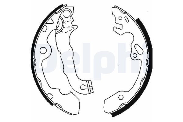Fren Pabuçlu Balata Arka DELPHI LS1850