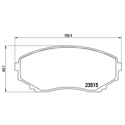 Fren Disk Balata Ön Mazda MPV (LW)(06.1999->)  MAGNETI MARELLI 363700449028
