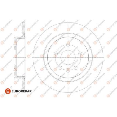 Fren Disk Ayna Arka Sağ ve Sol Opel Astra K Sports Tourer (10.2015->)  EUROREPAR 1676010880