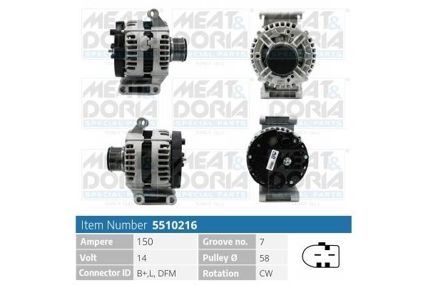 Alternatör  Land Rover Defender (LD)(10.2002->)  FEBI BILSTEIN 187801