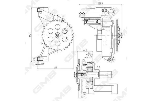 Yağ Pompası  Seat Alhambra (7V8)(01.1996->)  GMB GOAS-63A