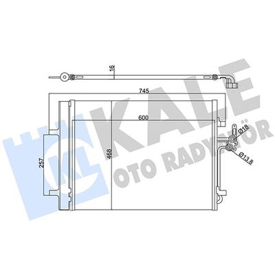 Klima Radyatörü  Volvo S60 (03.2010->)  ORİS CRO365016