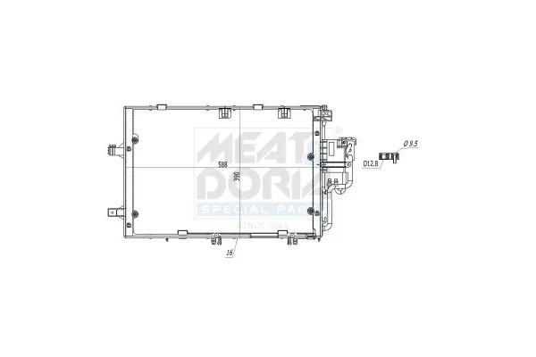 Klima Radyatörü  ORİS COP091016
