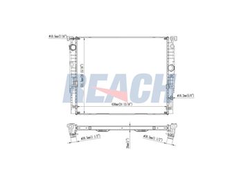 Su Radyatörü  BEHR CR 2198 000P  17118686026 17118743664 8686026 8743664 17118650745 17119896292 8650745 9896292