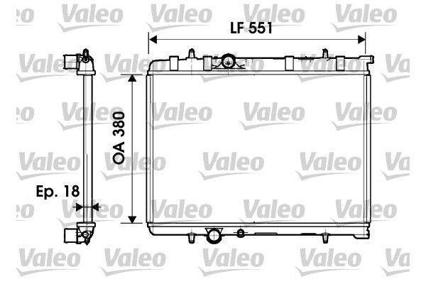 Su Radyatörü  VALEO 734346